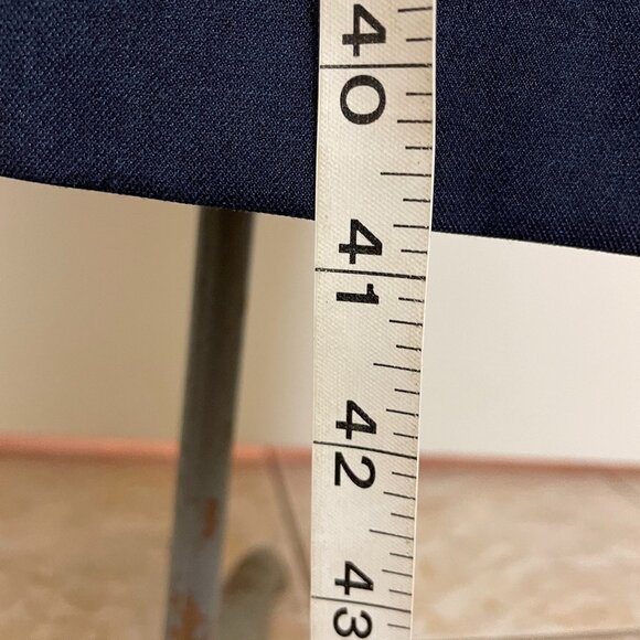 KASPER NAVY SUIT WITH SHEATH DRESS AND JACKET, SIZE 12 - Picture 10 of 13